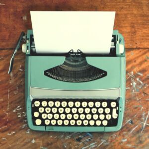 Typewriter Notecard Set